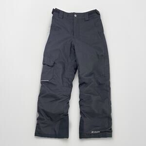 Columbia Snow Pants Youth Boys Medium Black Bugaboo Ski Insulated Adjustable